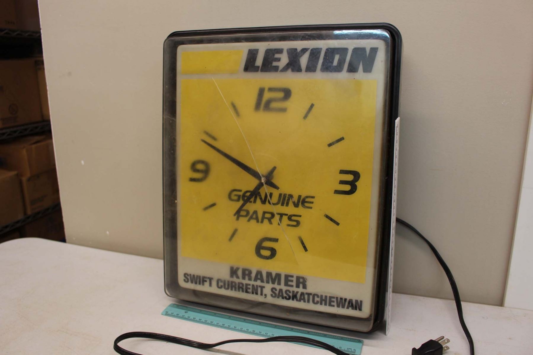 Kramer Reverse Clock Lexion Genuine Parts- Kramer Swift Current, SK Clock (Working, Light ...
