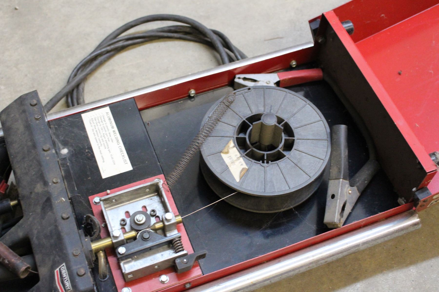 Century Portable MIG Wire Feed Welder, With Manual And Lots Of Accessories