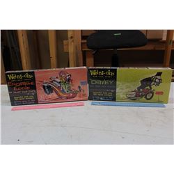 Weird-Ohs Car-Icky-Tures Model Kits (Davey&Ensville Eddie)(NIB)