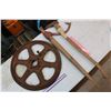 Image 1 : Wheel, Spike Puller & A Pick Axe
