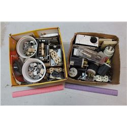 Boxes of Misc Electrical Parts- Including (7) 20 & 30 Amp Plugs