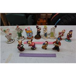 Lot of Clown Figures (12)
