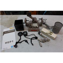 Lot of Misc: Manfield 8mil, Super 8- Stop Timers, Microphone, Etc