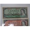 Image 2 : 1954 Canadian $1, $2, $5 Bank Notes