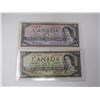 Image 1 : 1954 Canadian $10 & $20 Bank Notes
