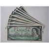 Image 1 : 1967 Centennial Canadian $1 Bank Notes ( X10)