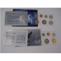 Lot OF1998 & 1999 Uncirculated Sets of Canadian Coins