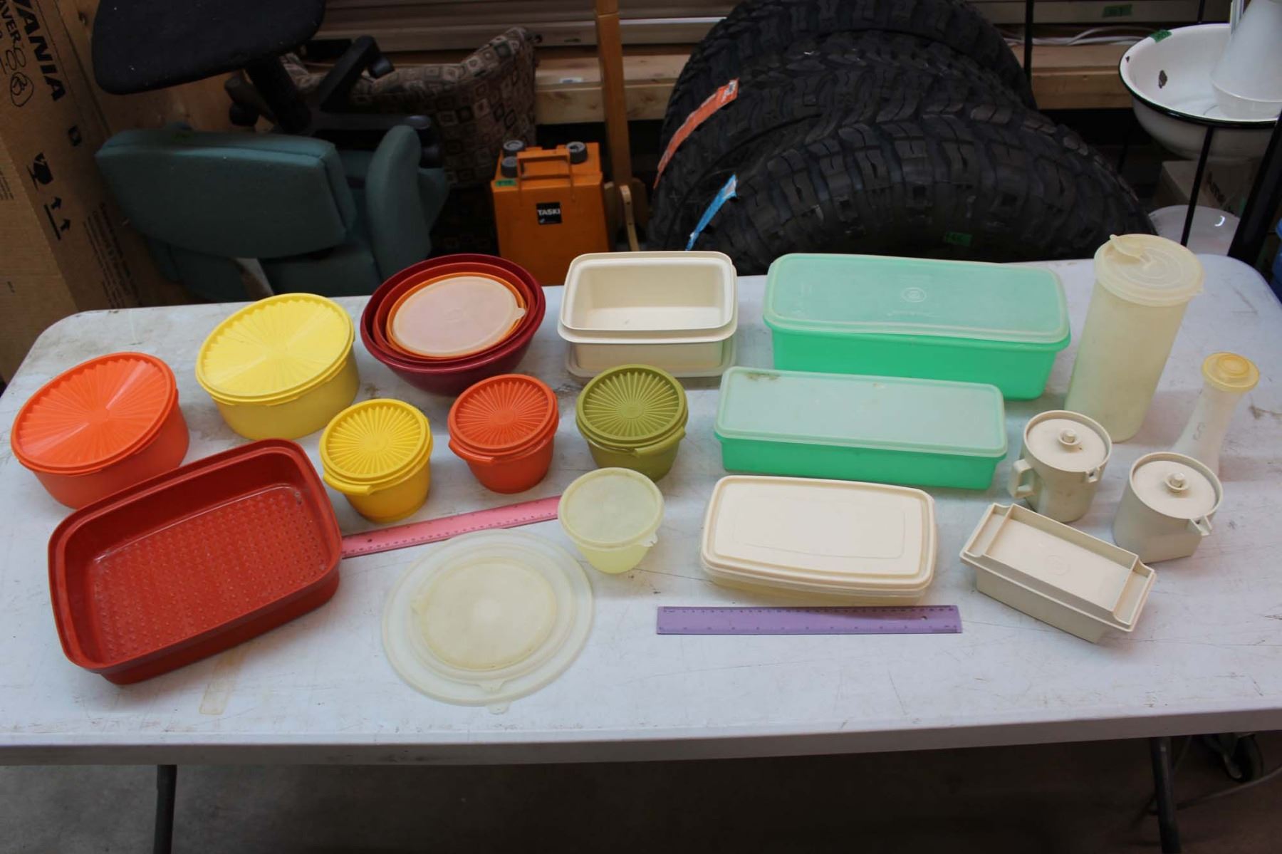 Lot of Tupperware