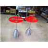 Image 1 : Pair Of Retro End Tables 24" Tall