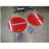 Image 2 : Pair Of Retro End Tables 24" Tall