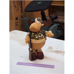 Plush Hunter Moose Toy