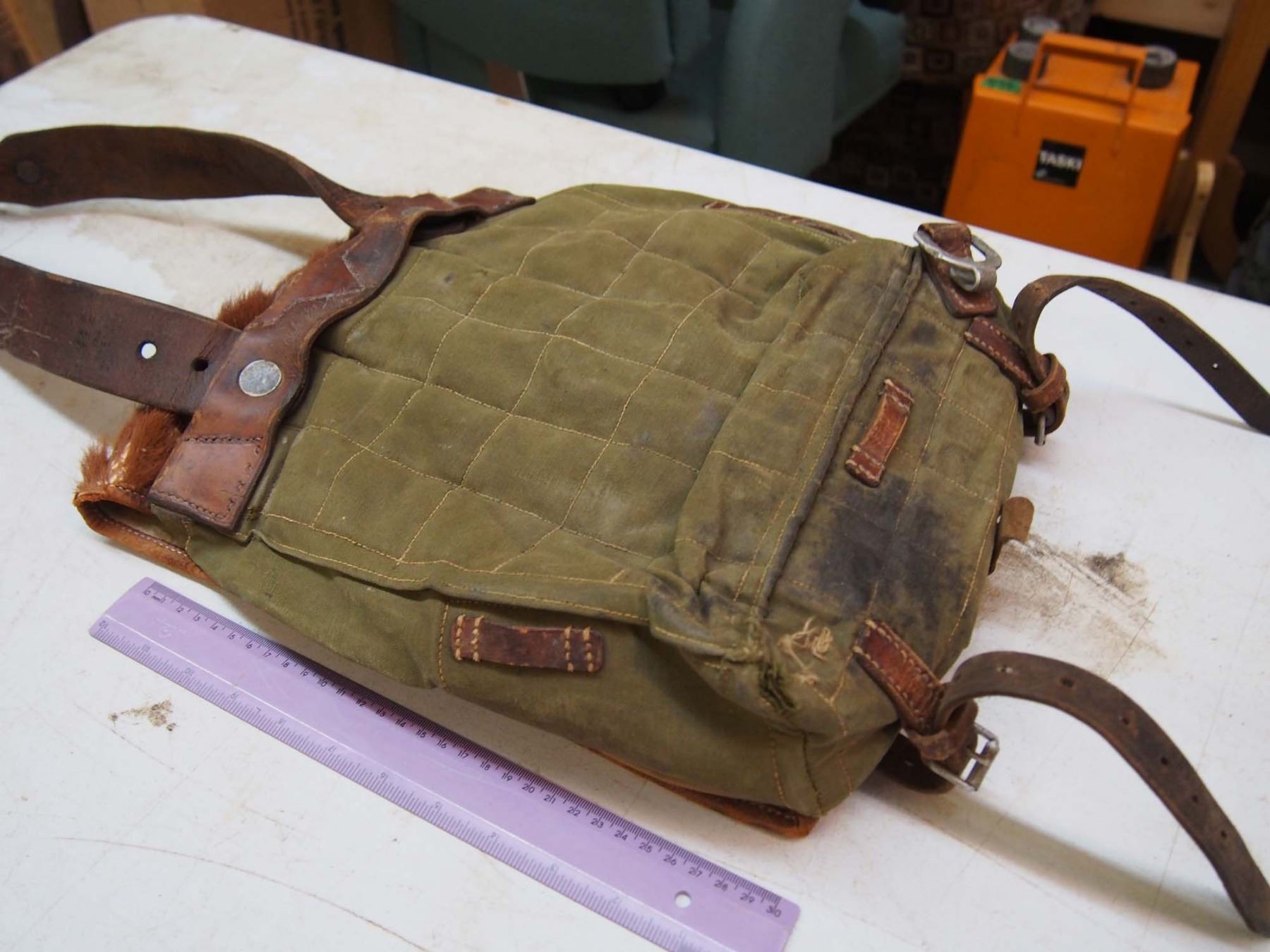 WW2 German Army Tornister, Backpack, Dated 1937