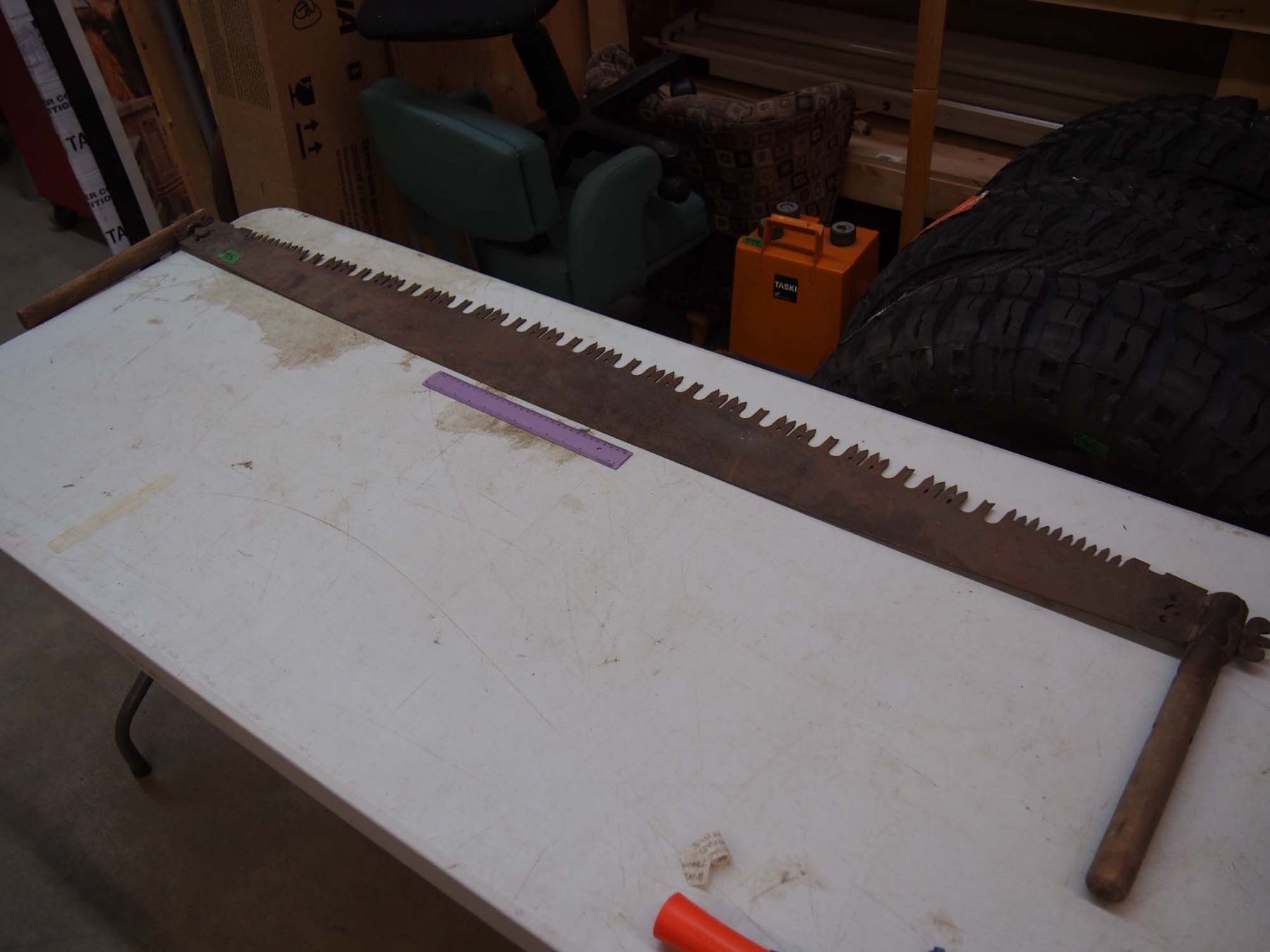 60" Crosscut Saw Blade W/ Handles