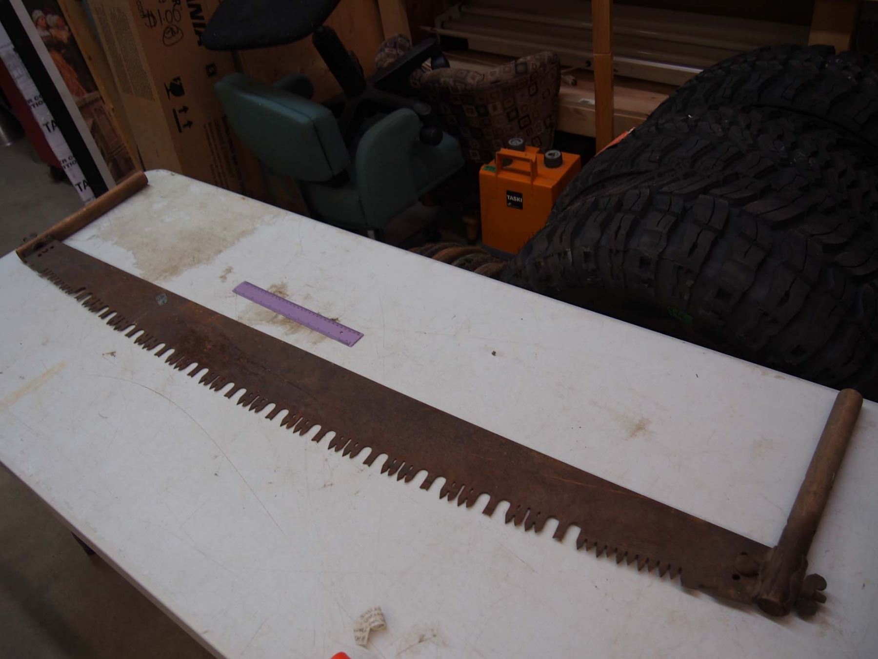 60" Crosscut Saw Blade W/ Handles