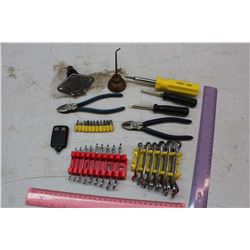 Lot of Tools: Wrenches, Screwdrivers, Plyers, Etc