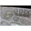 Image 5 : Lot of Crystal/Clear Glassware