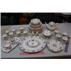 Image 1 : Petty Point Royal Albert Bone China Dishware Set