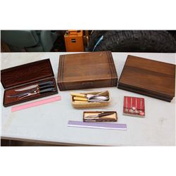 Lot of Cutlery w/Cases (Silver Plated)