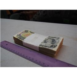 Bundle Of 100 1973 1 Dollar Canadian Bills