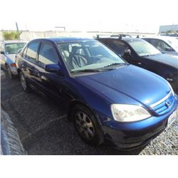 HONDA CIVIC 2001 SALV T/DONATION
