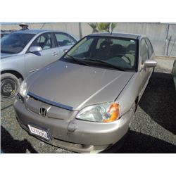 HONDA CIVIC HYBRID 2003 T-DONATION