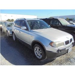 BMW X3 2005 SALV T/DONATION
