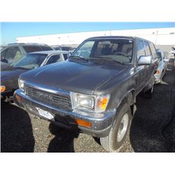 TOYOTA 4RUNNER 1991 SALV T/DONATION