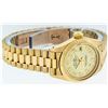 Image 2 : Rolex 18KT Gold President Diamond DateJust Ladies Watch