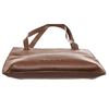 Image 4 : Chanel Brown Textured Leather Double Handle Shoulder Bag