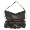 Image 1 : Michael Kors Black Leather Zip Top Shoulder Bag