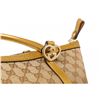 Image 5 : Gucci Beige Brown Canvas Gold Leather Monogram Shoulder Bag