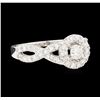 Image 1 : 1.00 ctw Diamond Ring - 14KT White Gold