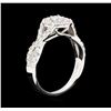 Image 4 : 1.00 ctw Diamond Ring - 14KT White Gold