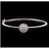 Image 1 : 0.60 ctw Diamond Bracelet - 14KT White Gold