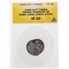 Image 1 : 1405-1477 Tanka Timurid Shahrukh AR Tanka Herat AH829 A-2405 Coin ANACS VF20