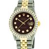 Image 1 : Rolex Two Tone 3.00 ctw Diamond DateJust Men's Watch