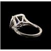 Image 3 : 14KT White Gold 2.59 ctw Sapphire and Diamond Ring