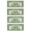 Image 3 : 1963 $5 Fine Red Seal Bill Lot of 4