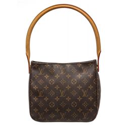 Louis Vuitton Monogram Canvas Leather Looping MM Shoulder Bag