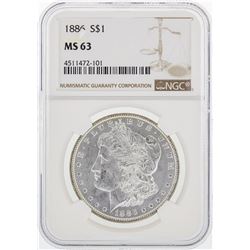 1886 NGC MS63 Morgan Silver Dollar