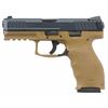 Image 1 : HK M700040FDEA5 VP40 Double 40 Smith & Wesson (S& W) 4.09" 13+1 2 Mags FDE Interchangeable Backstrap