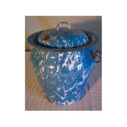 Blue granite 10" chamber pot