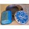 Image 1 : Three items assorted blue granite