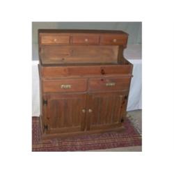 Solid pine dry sink