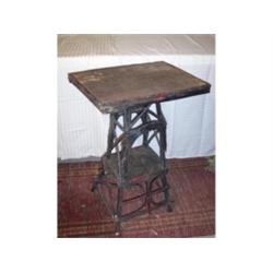 Primitive hickory table