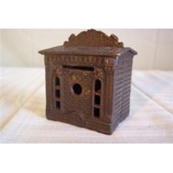 Cast bank, bank building