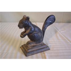 cast squirrel nut cracker