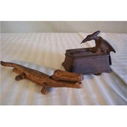 Nut cracker and cigarette retreiver