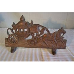 Horse and carriage door stop
