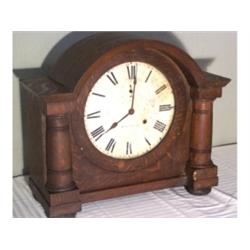 Seth Thomas oak round-top mantle clock